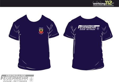 T-Shirt FF Zusum-Rettingen (Motiv Standard) [e]