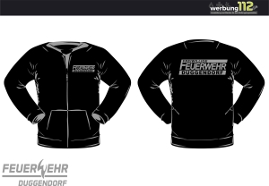 Full-Zip Sweatshirt FF Duggendorf (Motiv Standard) [e]